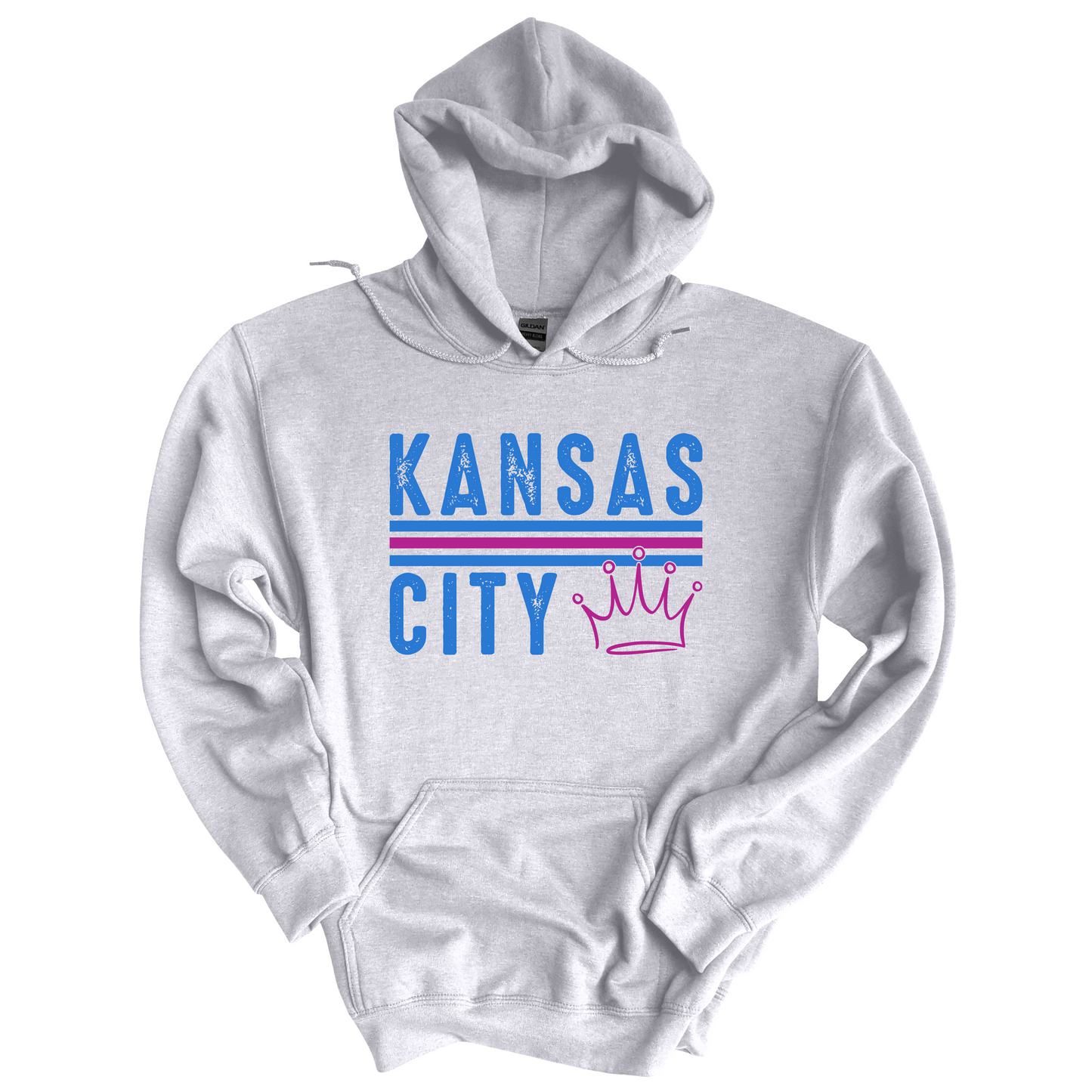 Kansas City with Crown on Ash Gray