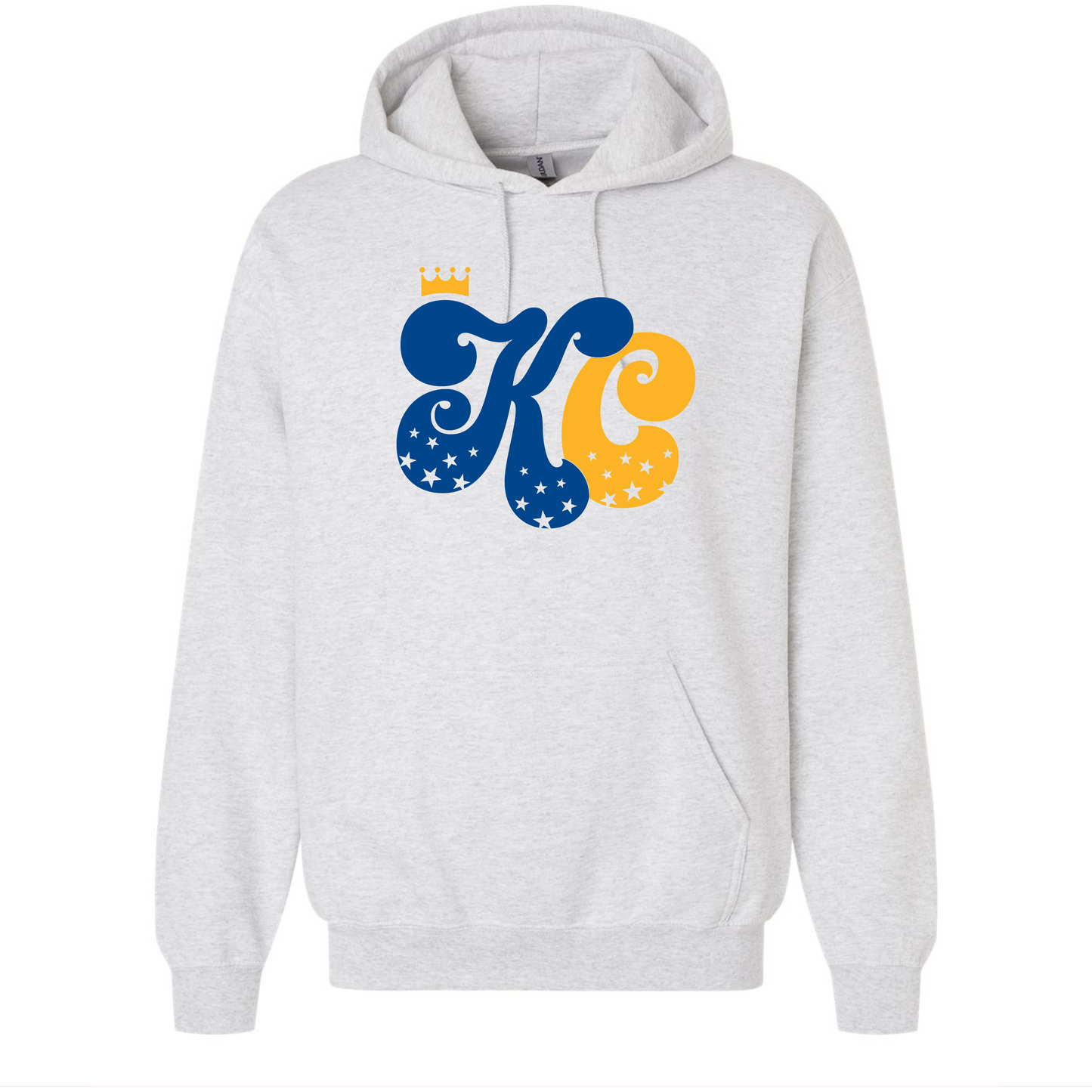 KC Stars and Crown on Ash Gray