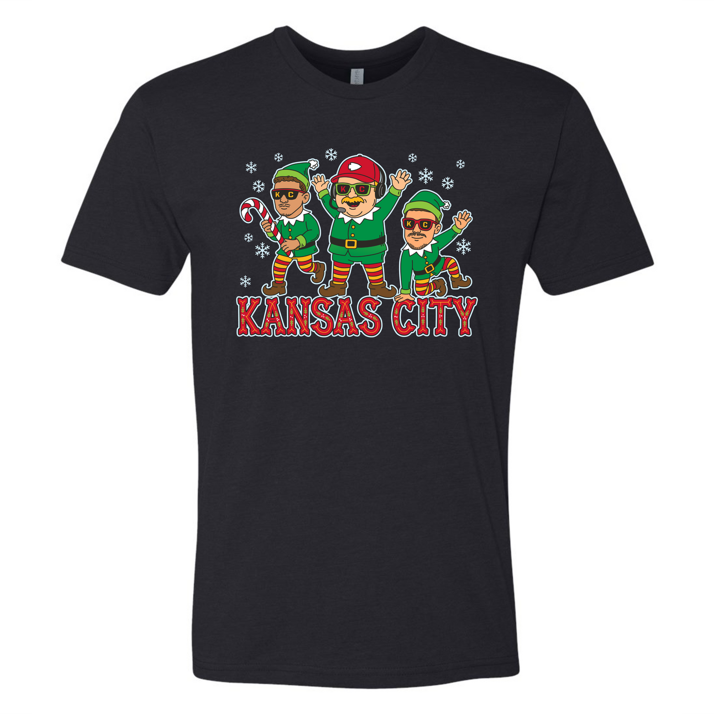 Kansas City team on black