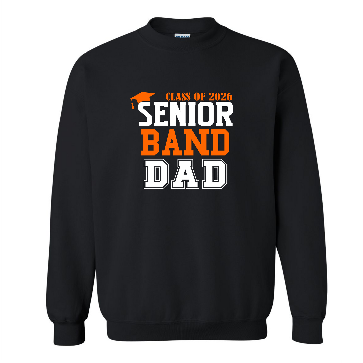 2026 Senior Band Dad on black