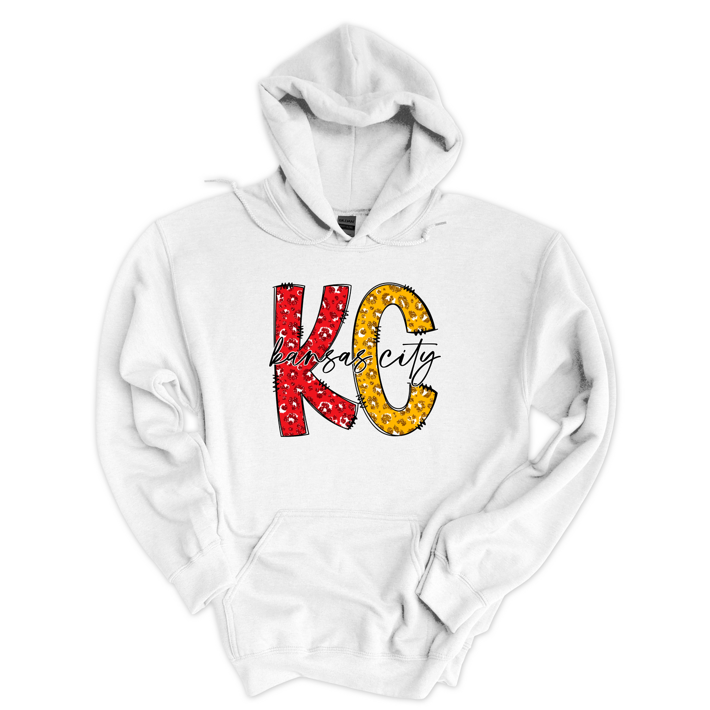 KC Faux Glitter Leopard