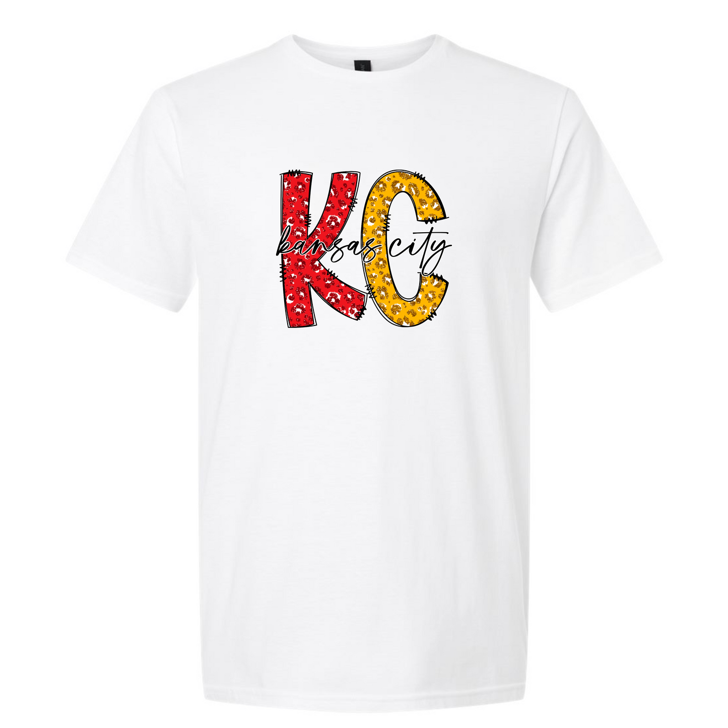 KC Faux Glitter Leopard