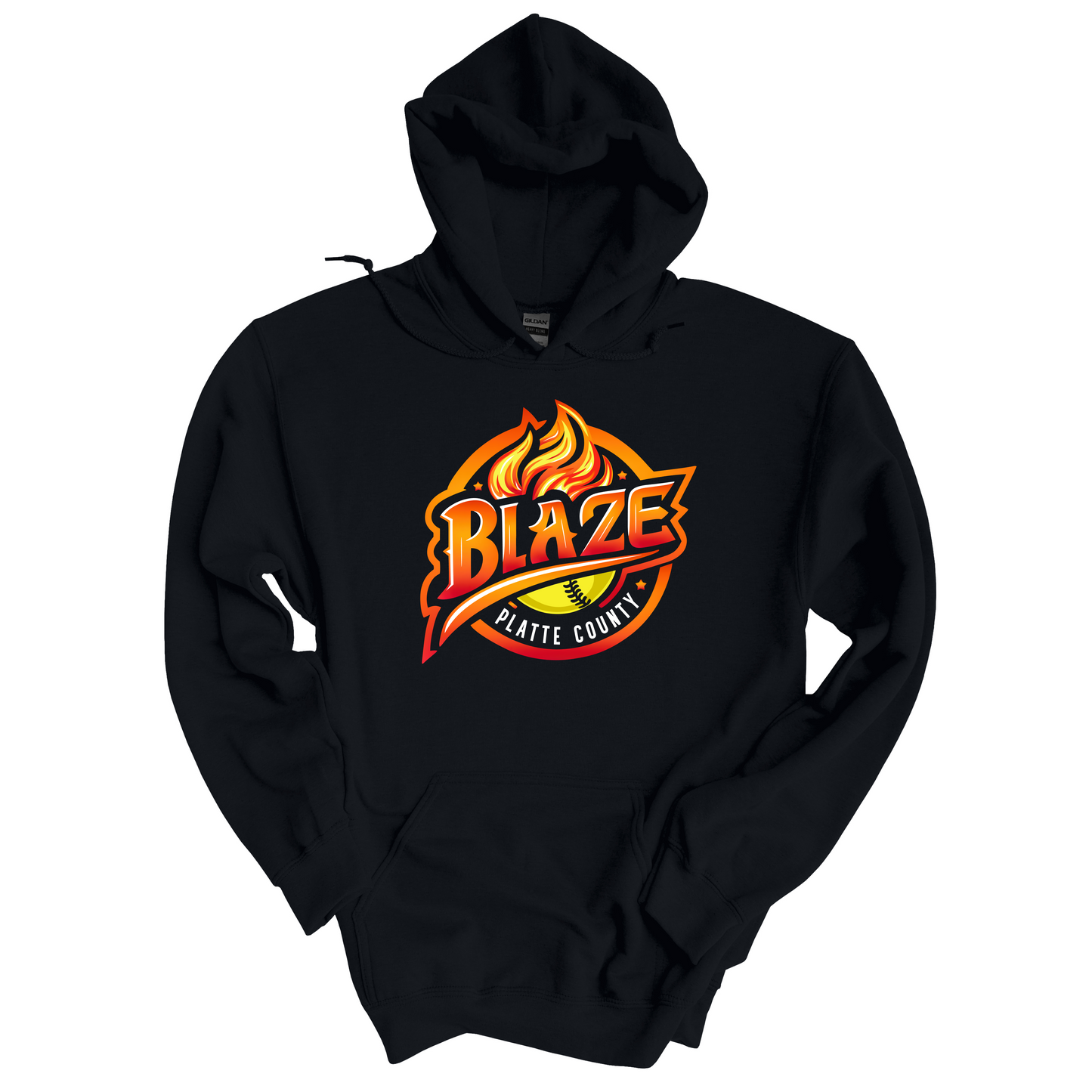 Blaze on black