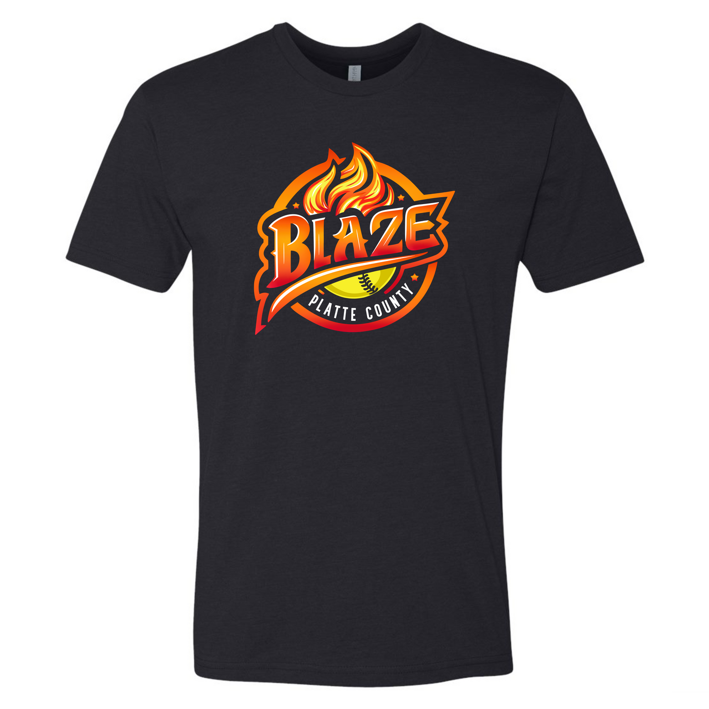 Blaze on black