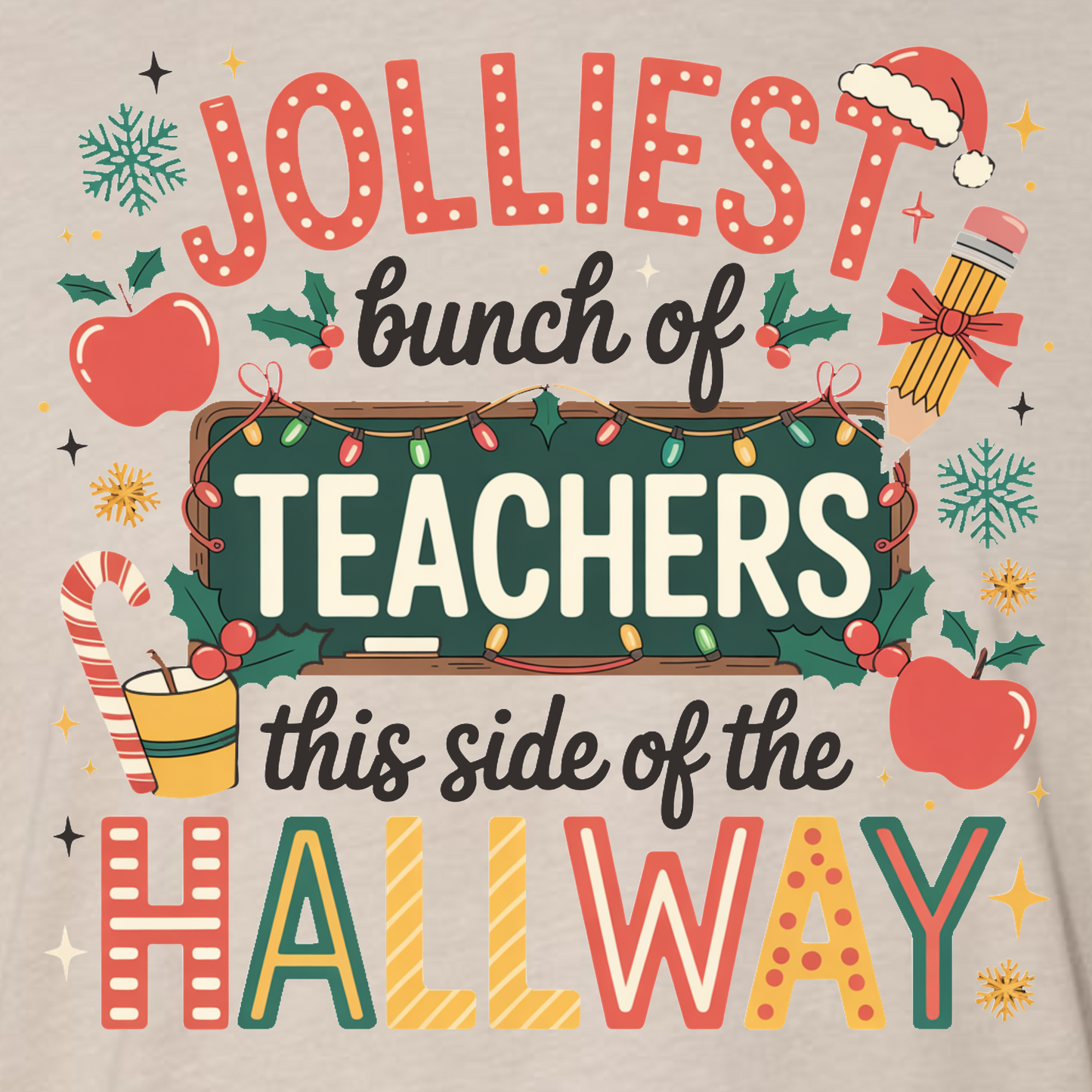 Jolly Teachers on Sand