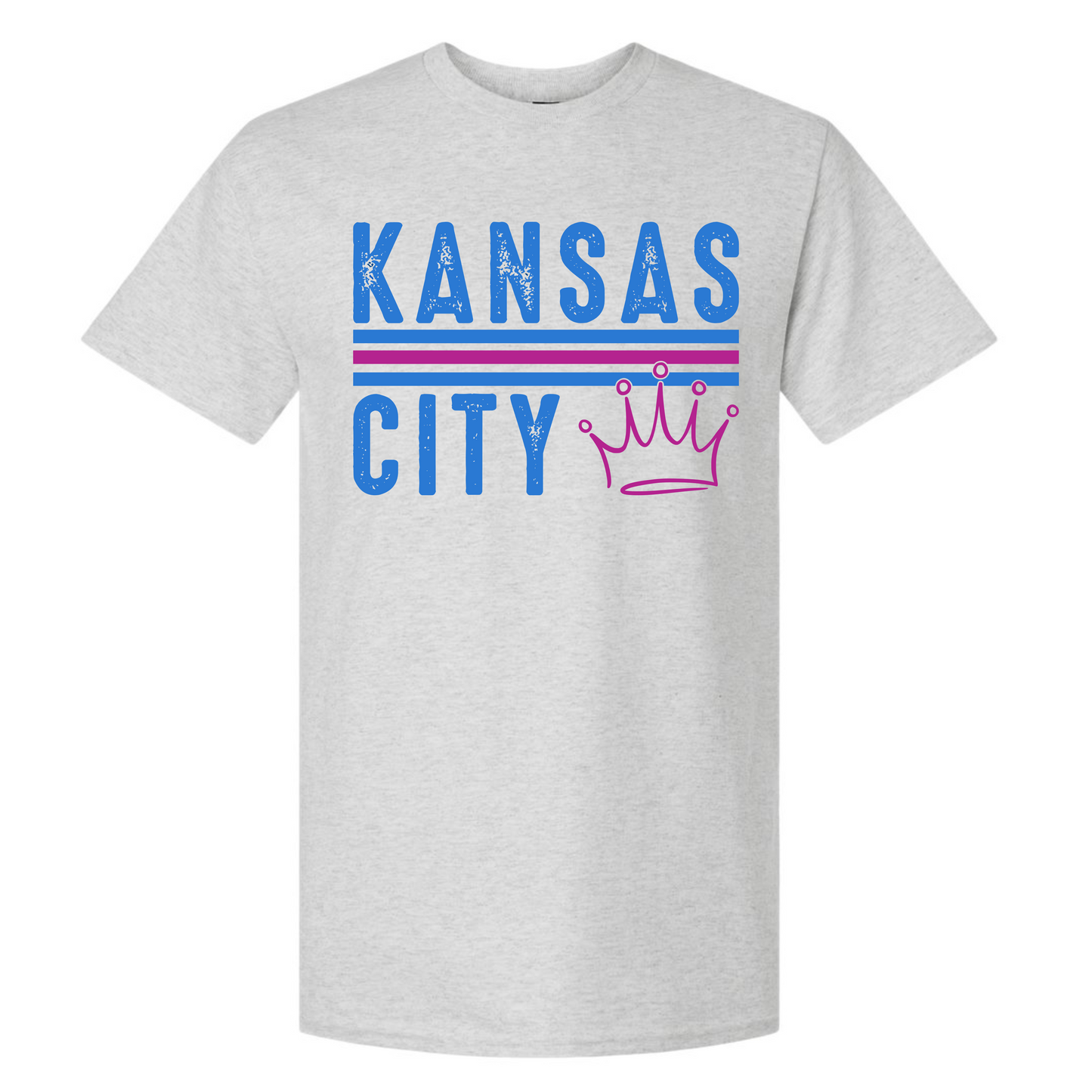 Kansas City with Crown on Ash Gray