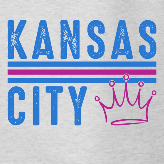 Kansas City with Crown on Ash Gray