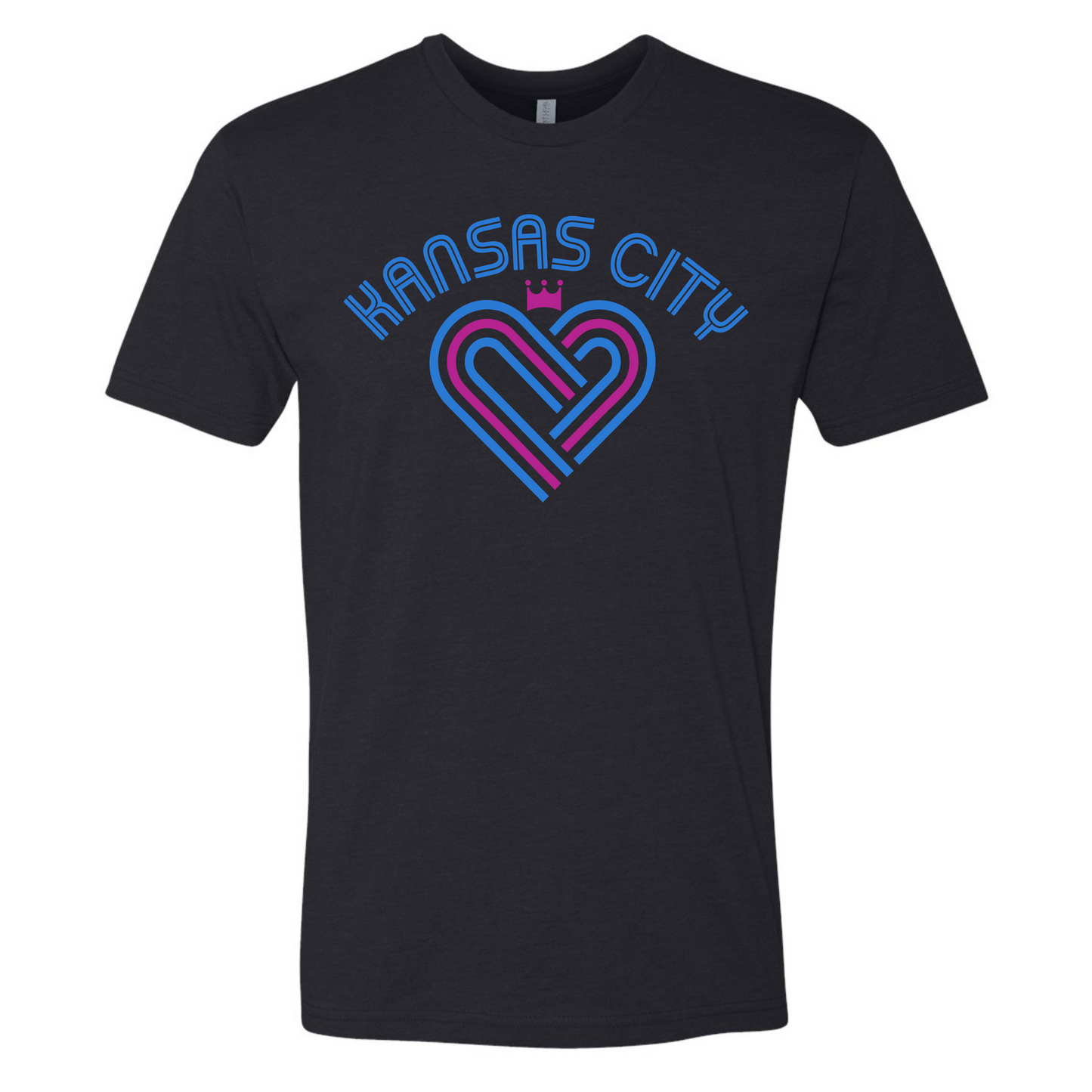 KC Heart on Black