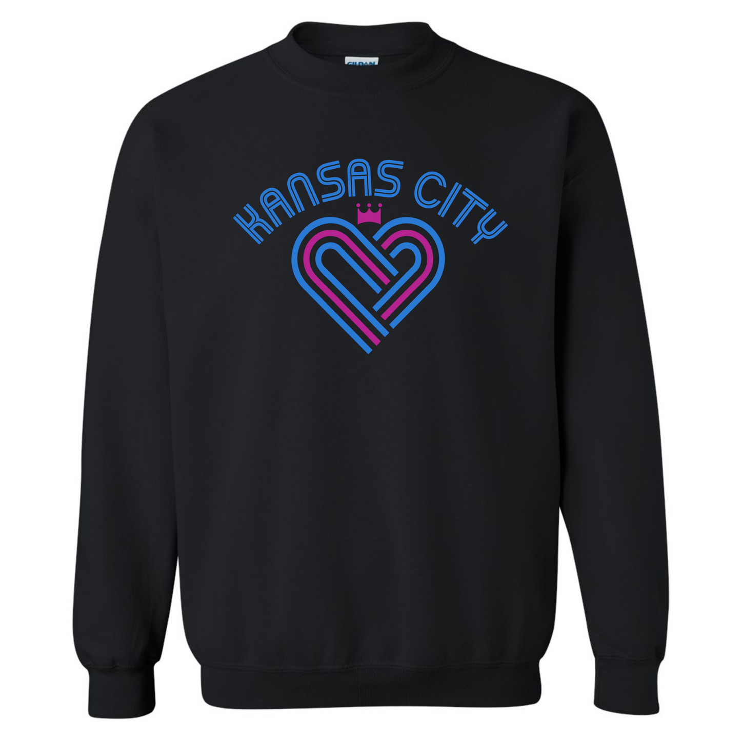 KC Heart on Black
