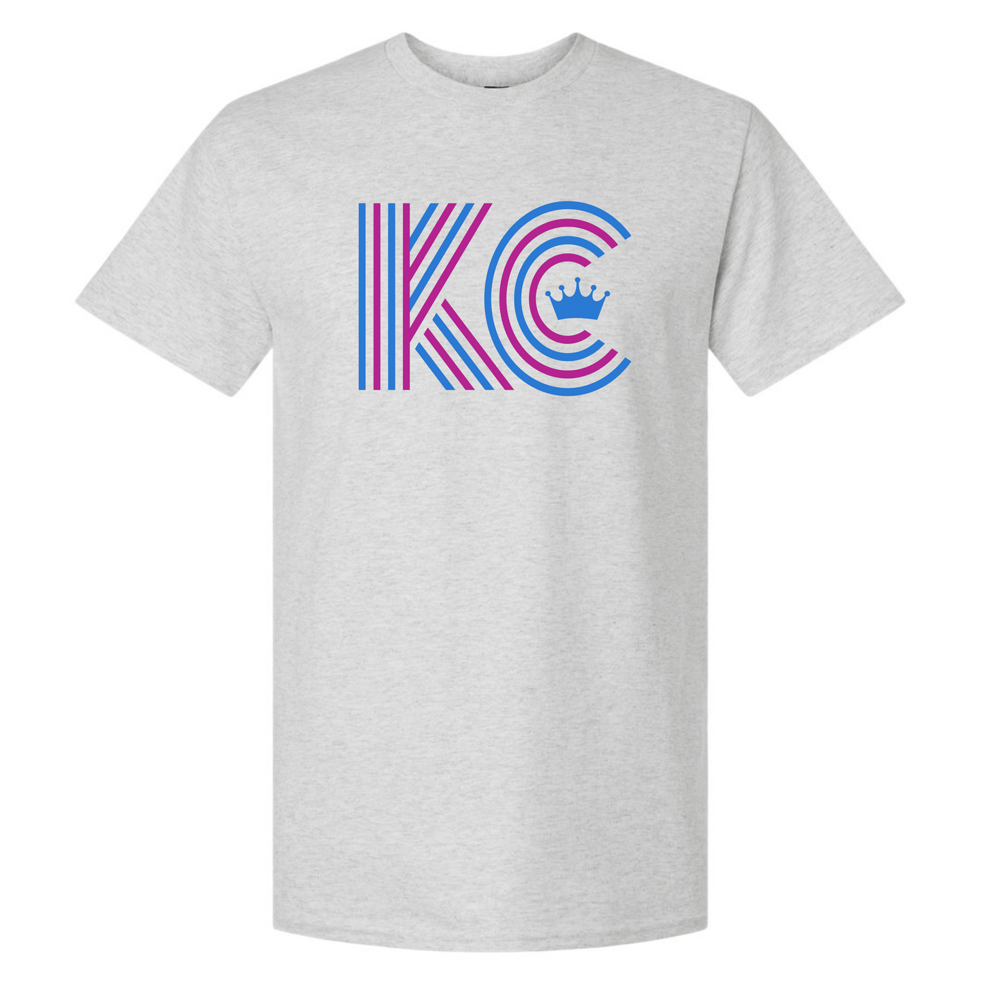 KC Stripes on Ash Gray