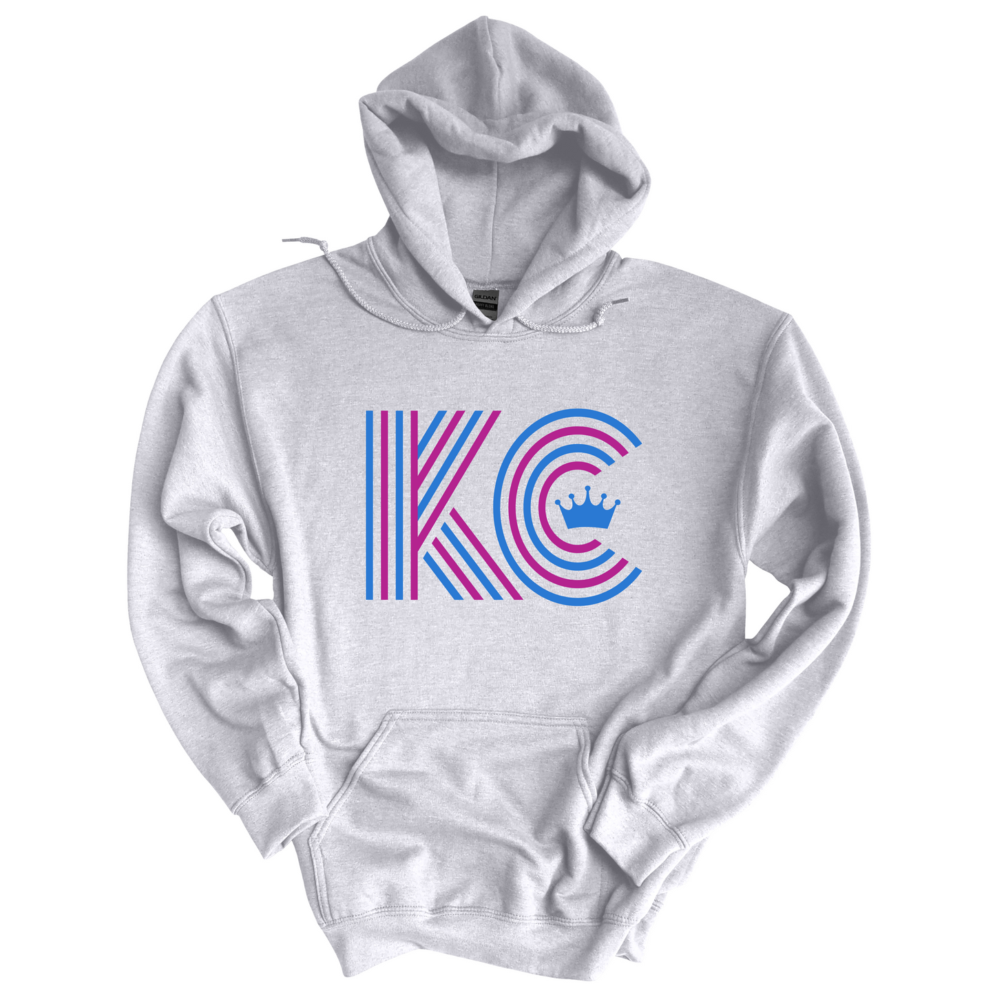 KC Stripes on Ash Gray