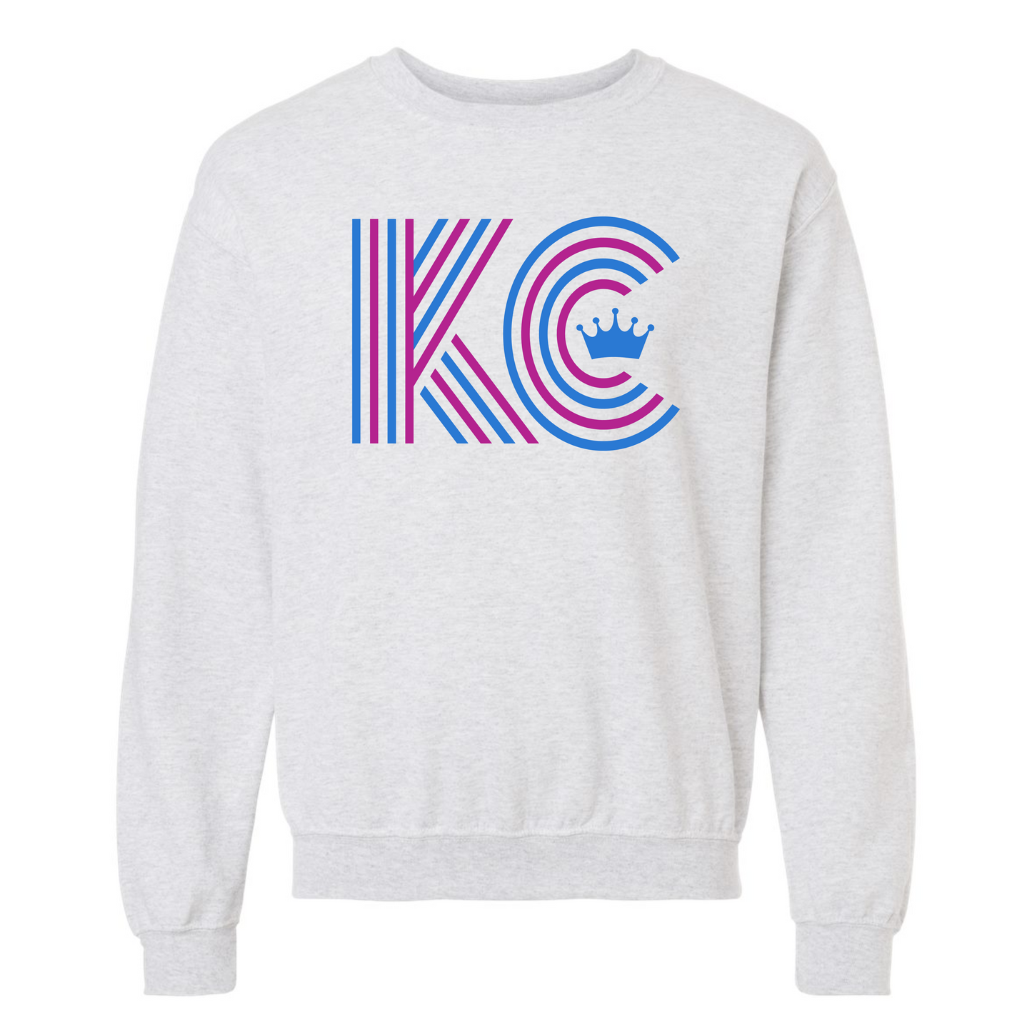 KC Stripes on Ash Gray