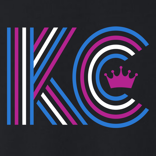 KC Stripes on black