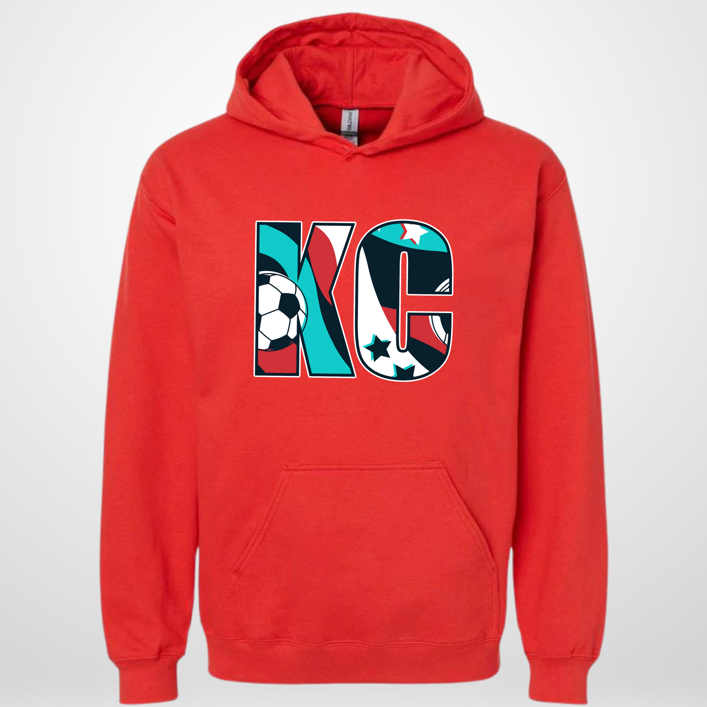 KC Pattern on red