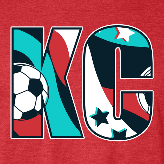 KC Pattern on red