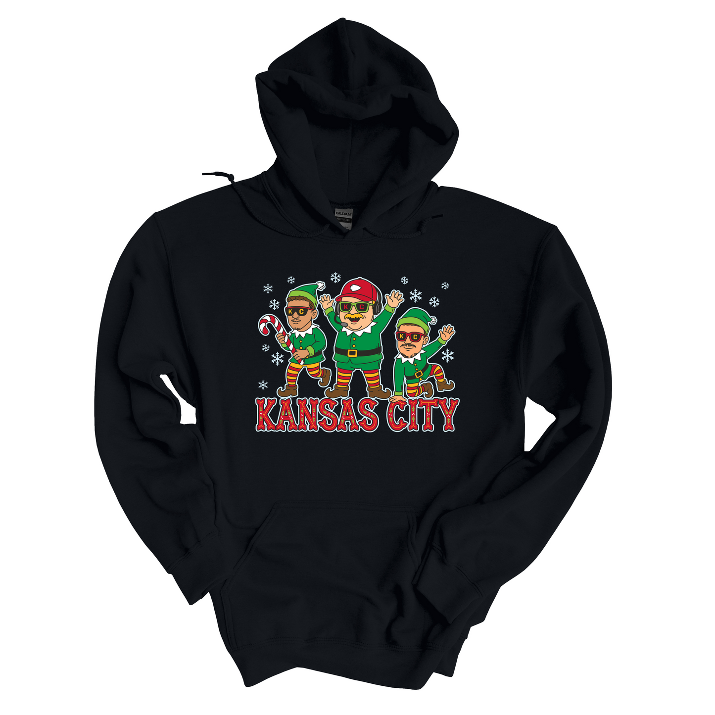Kansas City team on black