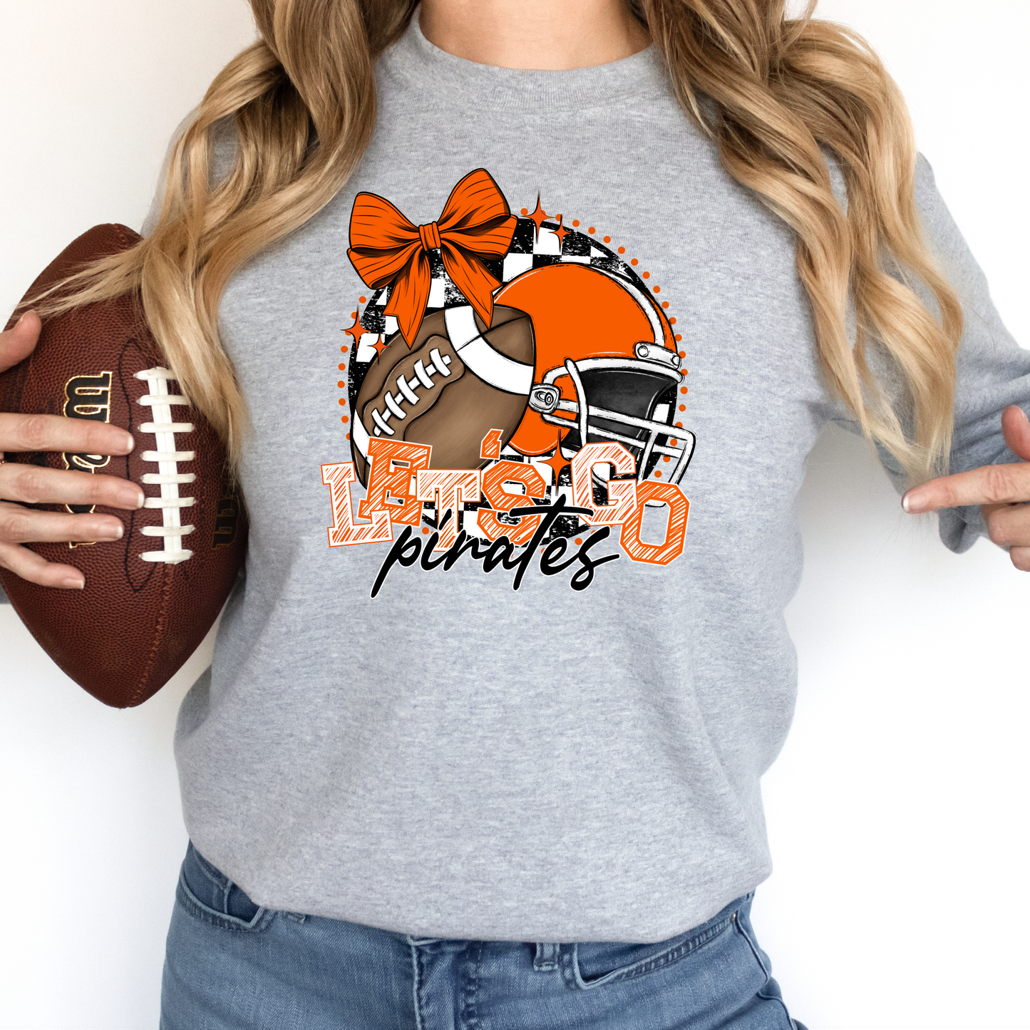 Let's Go Pirates Checkered