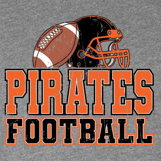 Pirates Football Distressed