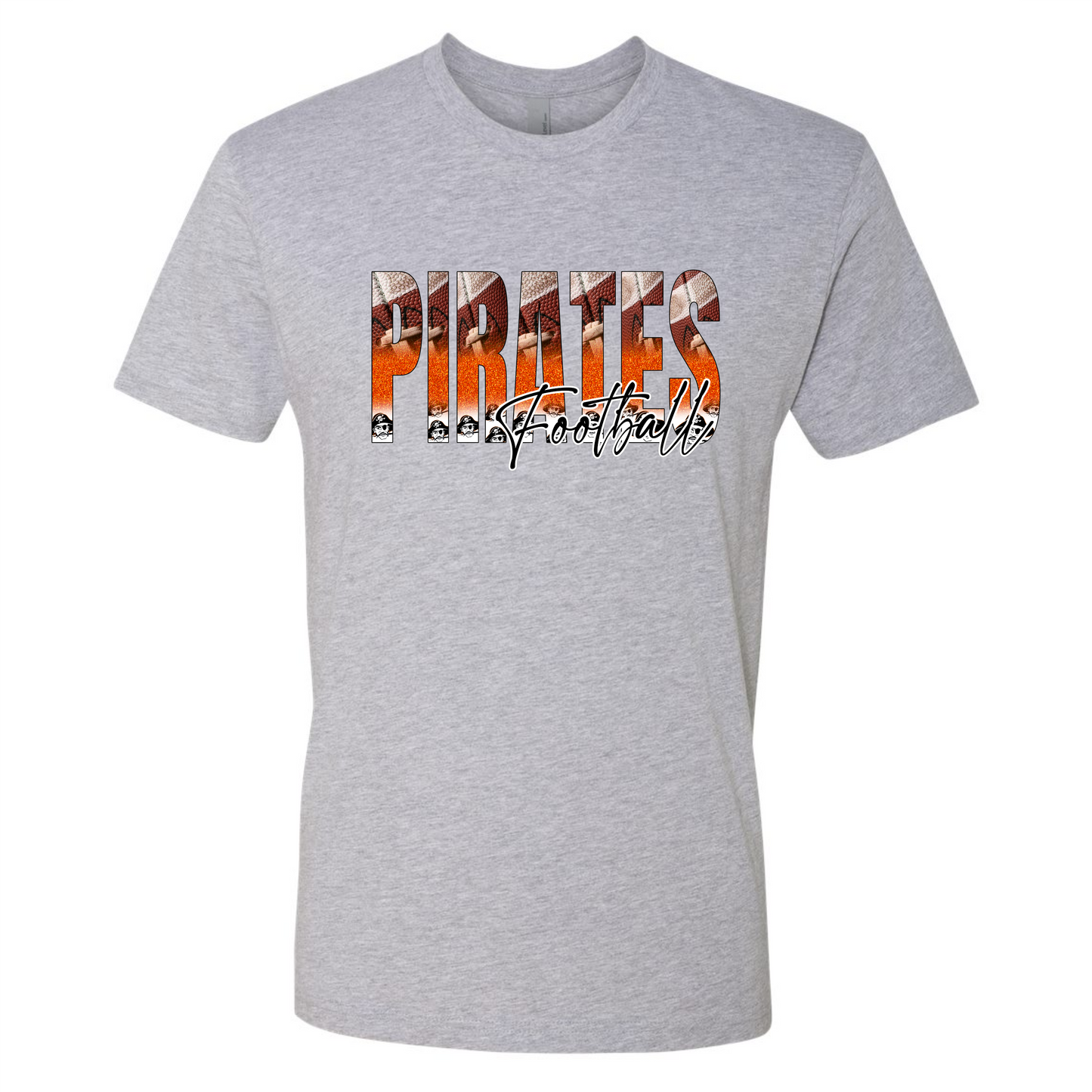 Pirates Football print with faux glitter