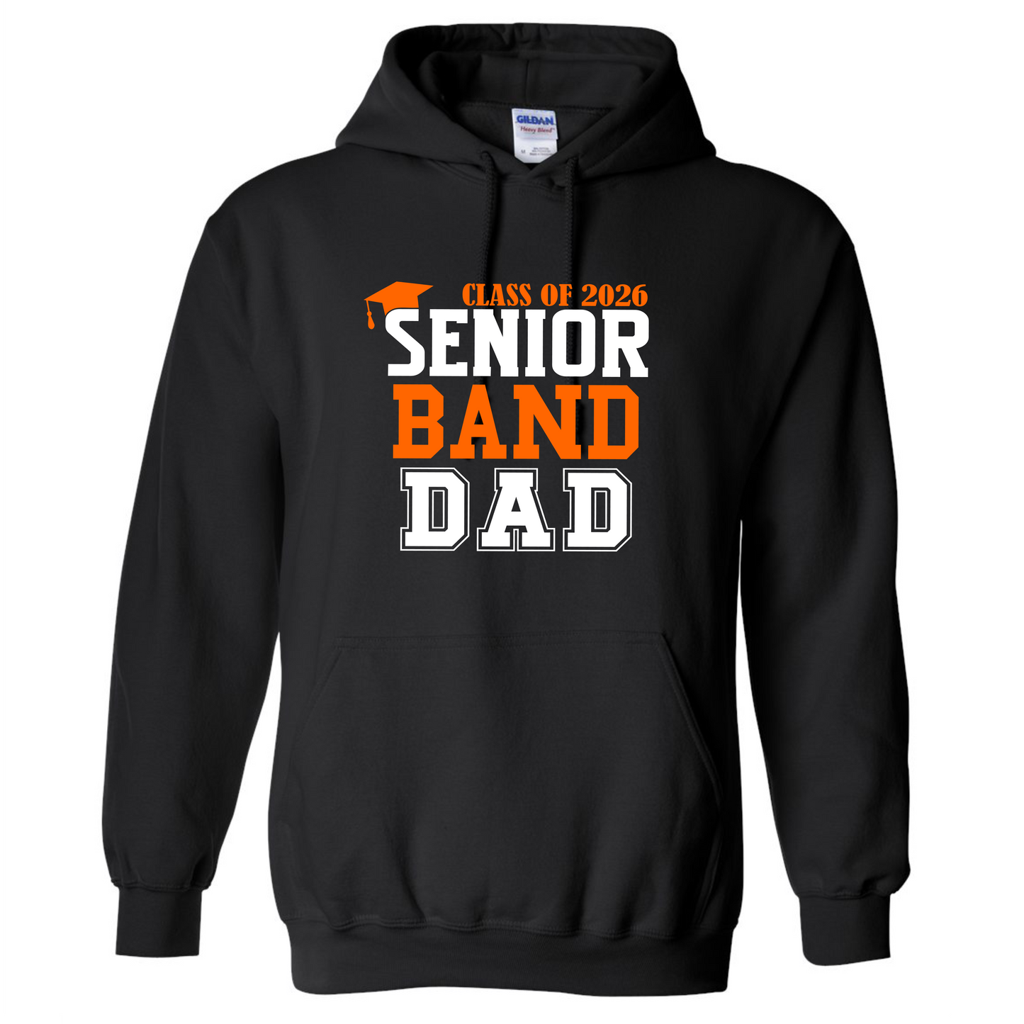 2026 Senior Band Dad on black