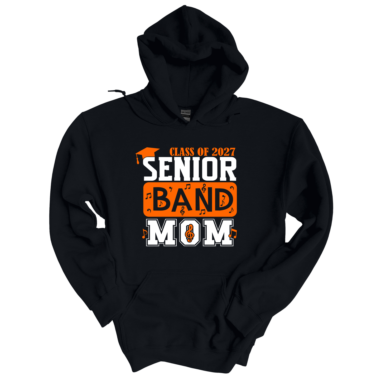 2027 Senior Band Mom on black