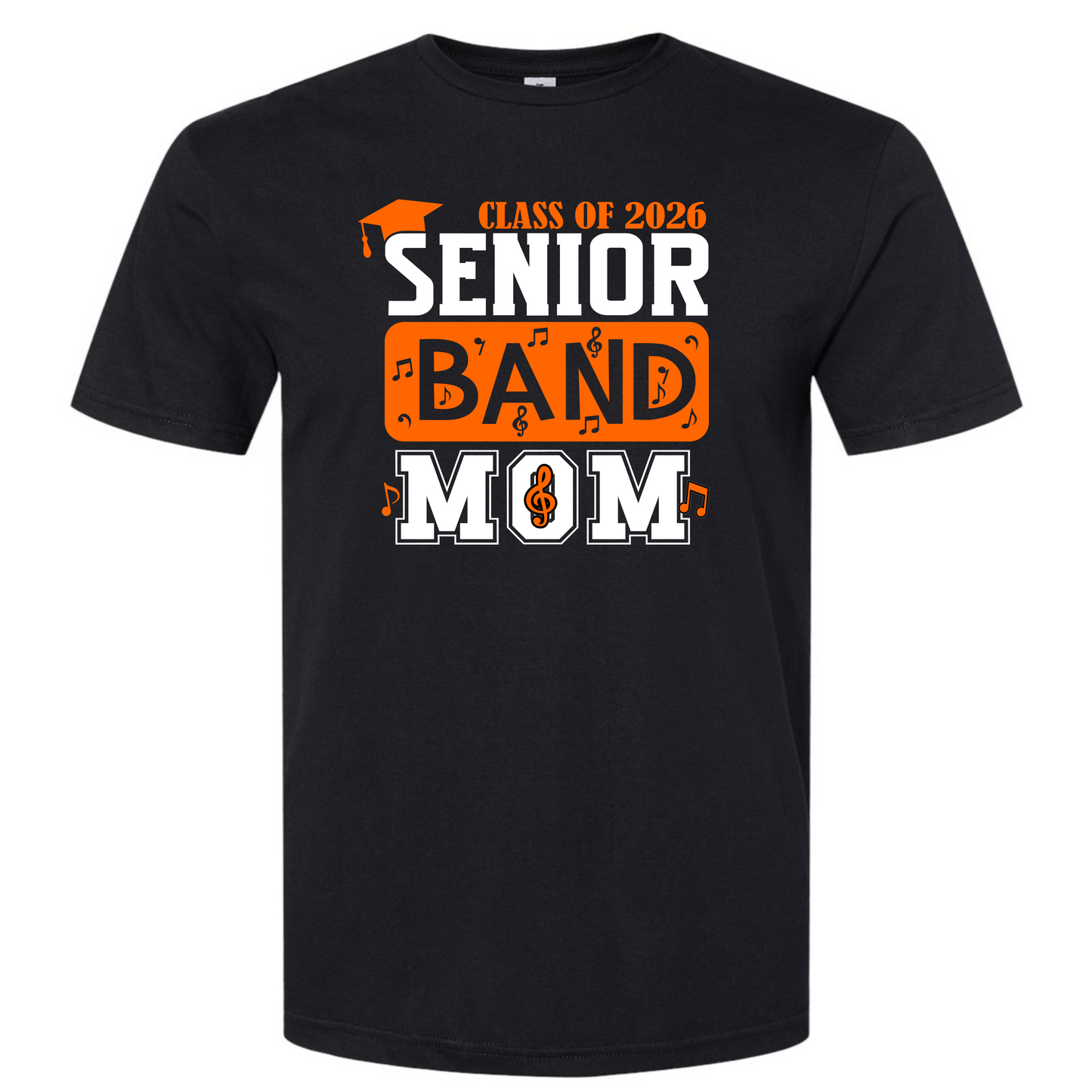 2026 Senior Band Mom on black