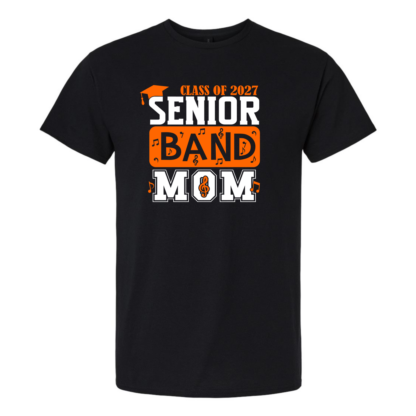 2027 Senior Band Mom on black