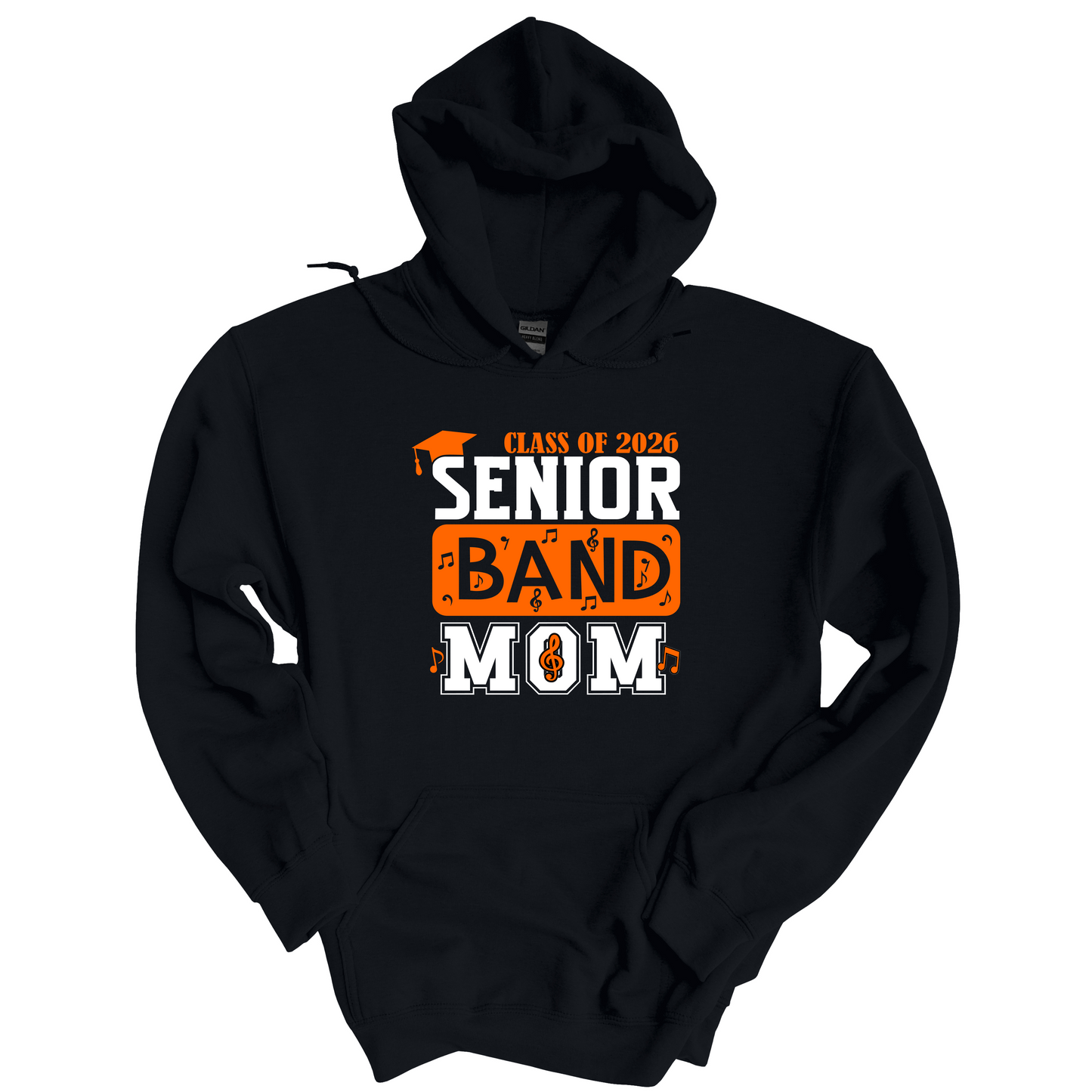2026 Senior Band Mom on black