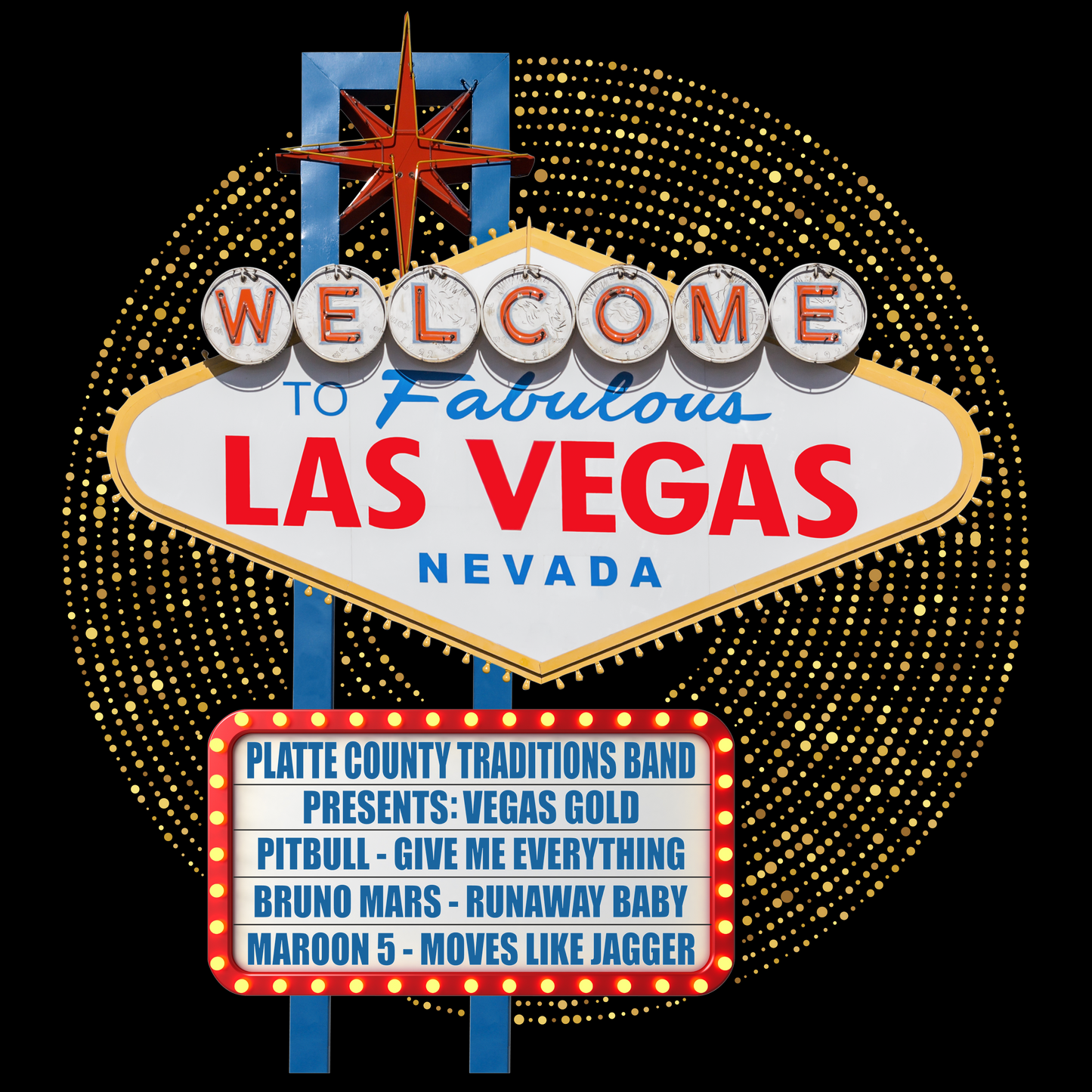 Traditions Band "Vegas Gold" T-Shirt