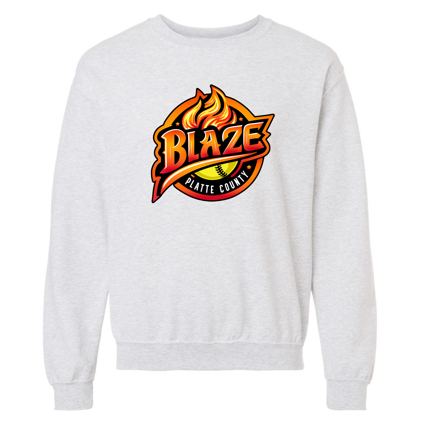 Blaze on ash gray