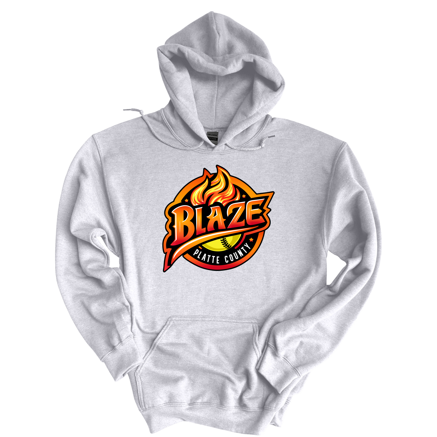 Blaze on ash gray