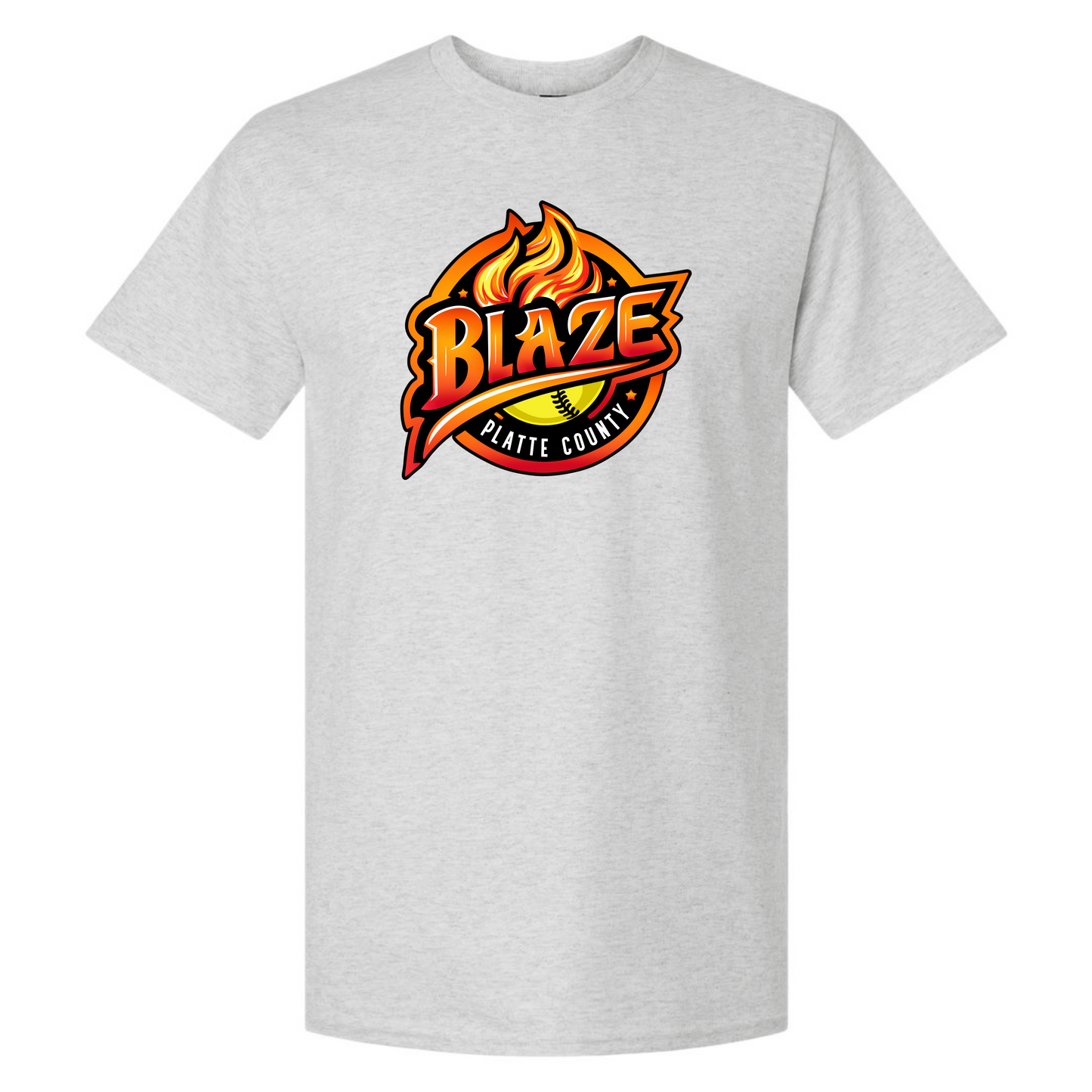 Blaze on ash gray
