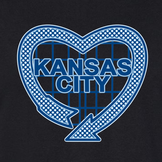 Kansas City Blue Heart