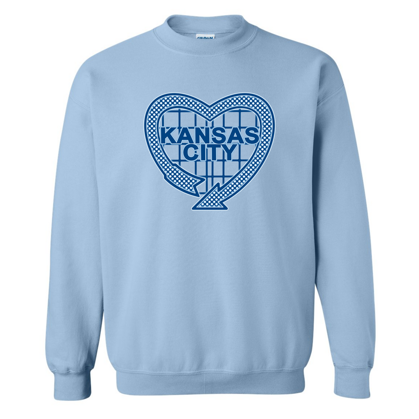 Comfort Colors - Kansas City Blue Heart
