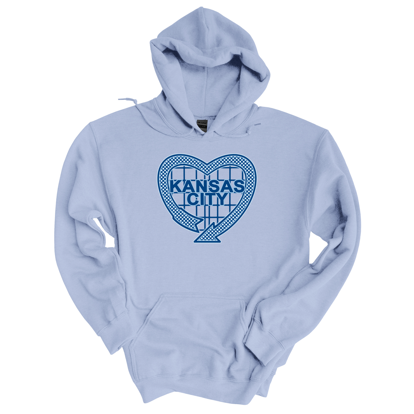 Comfort Colors - Kansas City Blue Heart