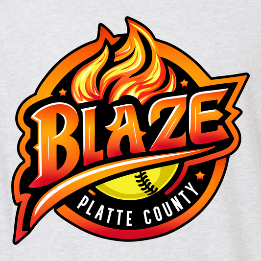 Blaze on ash gray