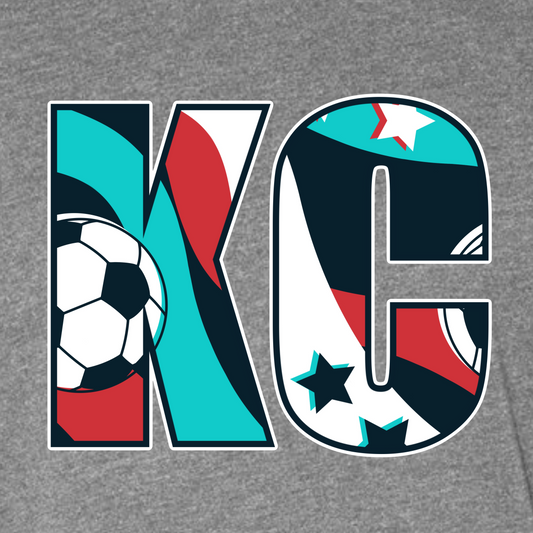 KC Pattern on gray